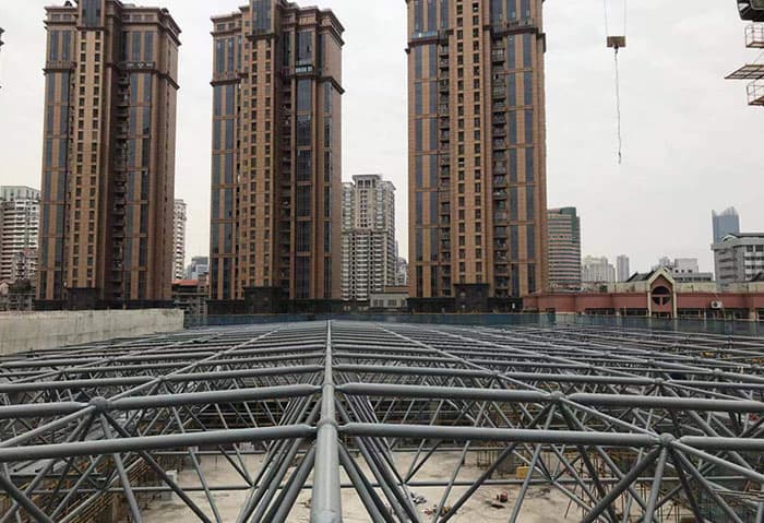 东营螺栓球网架结构