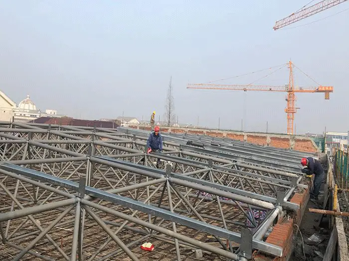 东营四小体育馆网架