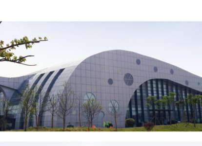 东营会议中心外景网架工程